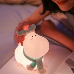 LED Silicone Light Children's Bedroom Eye Protection Small Night Lamp